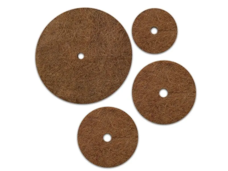 Sale Karat Mulchscheiben Kokos Pflanzenschutzmatte Winterschutz Kokosfaser 1 Stück Ø 30 cm