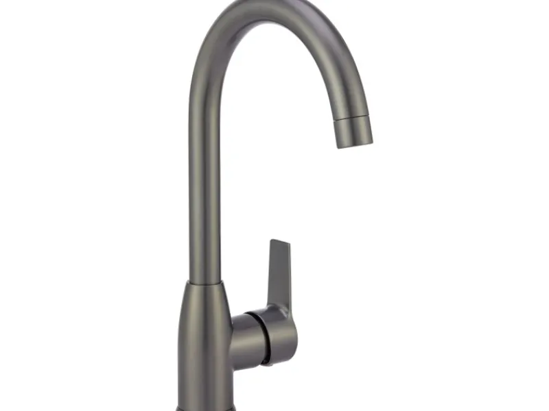 Einhebelmischer<Küchenarmatur Lattari Einhebel Gunmetal
