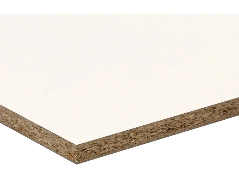 Küchenrückwände<Küchenrückwand 64 x 1,5 cm Zweiseitig Weiß/Eiche max. Länge 4,1 m Meterware