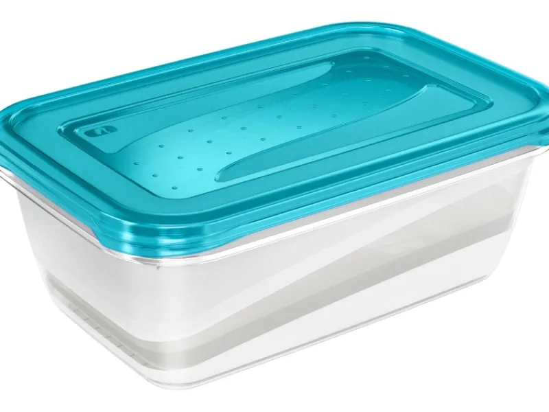 Best Keeeper Frischhaltedose Fredo Fresh Transparent-Blau 2 x 3,3 l
