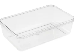 Best Keeeper Frischhaltedose Tino 22,5 cm x 13,5 cm x 6,5 cm Transparent-Blau