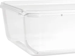 Best Keeeper Frischhaltedose Tino 22,5 cm x 13,5 cm x 6,5 cm Transparent-Blau