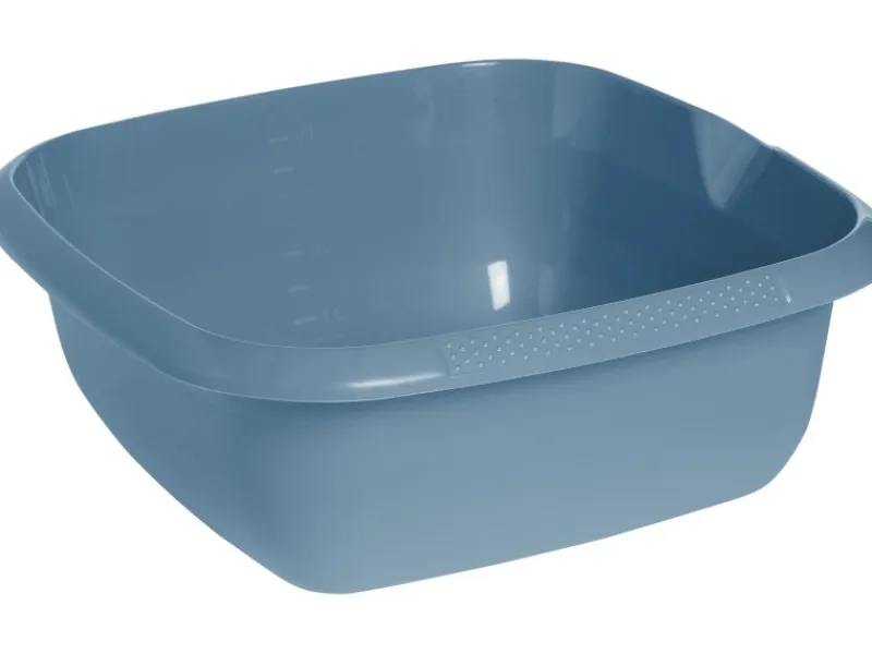Keeeper Küchenhelfer<Universal Schüssel mit Ausguss Björk Eckig 8 l 34 cm x 34 cm Nordic Blue