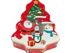 Vorratsdosen<Keksdose Weihnachtsbaum 15 cm x 6,5 cm x 18 cm