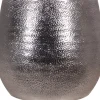 Töpfe<Keramik-Übertopf Hammerschlag Ø 18 cm x 16 cm Silber