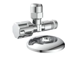 Kirchhoff Ersatzteile Küchenarmatur<Eckventil mit Schubrosette 16,7 mm (3/8"AG) x 10 mm Chrom
