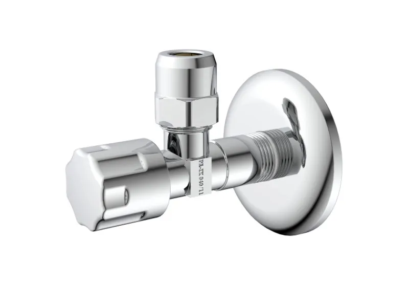 Kirchhoff Ersatzteile Küchenarmatur<Eckventil mit Schubrosette 16,7 mm (3/8"AG) x 10 mm Chrom