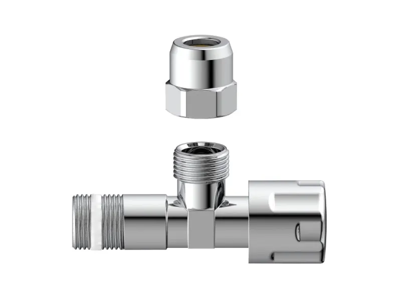 Kirchhoff Ersatzteile Küchenarmatur<Eckventil mit Schubrosette 16,7 mm (3/8"AG) x 10 mm Chrom