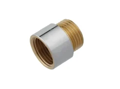 Hot Kirchhoff Hahnverlängerung 18,7 mm (1/2" IG) x 21 mm (1/2" AG) x 15 mm Chrom