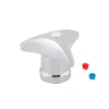 Kirchhoff Metall-Trecorngriff für 10 mm (3/8")-Oberteil Markierung Blau/Rot/Weiß< Zubehör Für Küchenarmatur|Ersatzteile Küchenarmatur