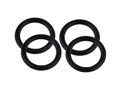 Kirchhoff Ersatzteile Küchenarmatur|Zubehör Für Küchenarmatur<O-Ring Gummi für Ventiloberteil 18 mm x 22 mm x 2 mm Schwarz 4 Stück