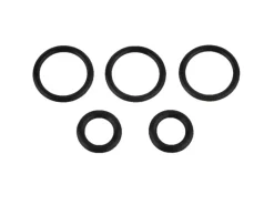 Kirchhoff O-Ring-Set für Grohe Euromix-Kartusche Schwarz 5 Stück< Einhebelmischer|Ersatzteile Küchenarmatur