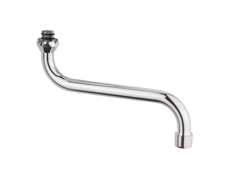Kirchhoff S-Rohrauslauf mit Mischdüse O-Ring 20 mm (3/4") x 250 mm Chrom< Ersatzteile Küchenarmatur|Zubehör Für Küchenarmatur