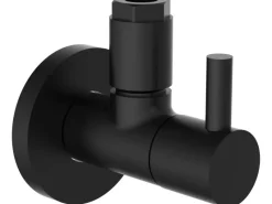 Kirchhoff Kühlschränke<Universal Eckventil für Kalt- und Warmwasserleitungen Schwarz Matt