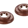 Outlet Klapprosette Ø 12 mm Ahorn 2 Stück