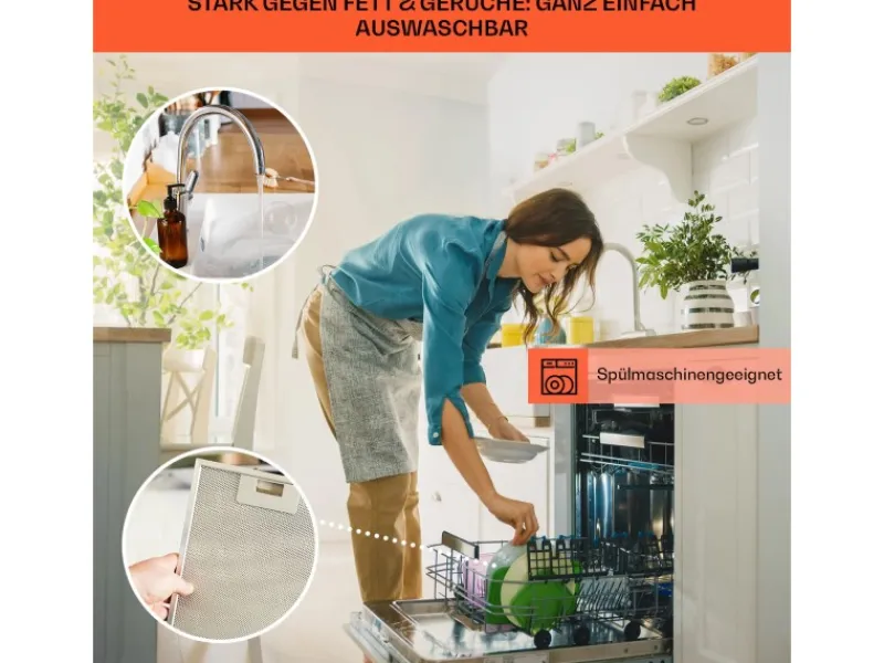 New Klarstein Ava 60 Dunstabzugshaube 60cm Wandhaube WiFi A++ 515m³/h Touch