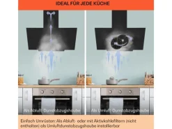 New Klarstein Ava 60 Dunstabzugshaube 60cm Wandhaube WiFi A++ 515m³/h Touch