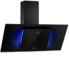Klarstein Eleonora 90 Dunstabzugshaube 420 m³/h Touch-Panel Ambiente-Licht Schwarz< Dunstabzugshauben-Filter