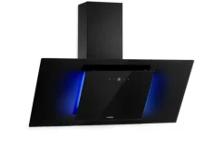 Klarstein Eleonora 90 Dunstabzugshaube 420 m³/h Touch-Panel Ambiente-Licht Schwarz< Dunstabzugshauben-Filter