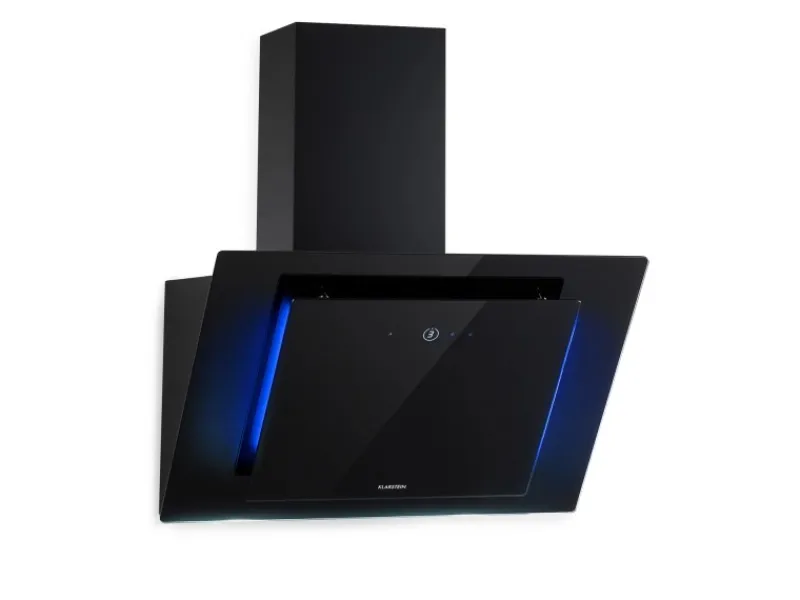 Klarstein Eleonora 60 Dunstabzugshaube 426 m³/h Touch-Panel Ambiente-Licht Schwarz< Dunstabzugshauben-Filter