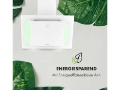 Klarstein Eleonora 60 Dunstabzugshaube 426 m³/h Touch-Panel Ambiente-Licht Weiß< Dunstabzugshauben-Filter