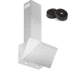Klarstein Herde<Laurel 60 Dunstabzugshaube 60cm Abluft 247 m³/h LED Touch Weiß