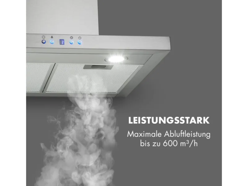 Klarstein Dunstabzugshauben-Filter|Herde<Limelight Dunstabzugshaube 60cm Wandhaube 600m³/h Edelstahl Silber