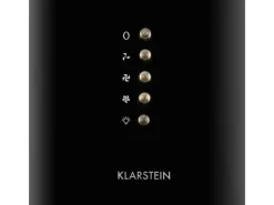 Klarstein Dunstabzugshauben-Filter<Lumio Neo Retro-Dunstabzugshaube 60cm 610m³/h A Edelstahl Schwarz