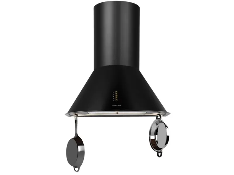 Klarstein Lumio Primo Retro-Dunstabzugshaube 60cm 490 m³/h LED-Leuchten< Herde|Einbauküchen