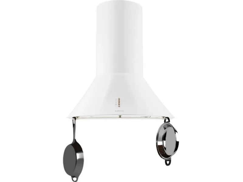Klarstein Lumio Primo Retro-Dunstabzugshaube 60cm 490 m³/h LED-Leuchten< Dunstabzugshauben-Filter
