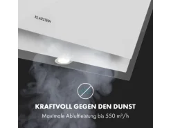 Klarstein Dunstabzugshauben-Filter|Herde<Mirage 90 Dunstabzugshaube 550 m³/h Touch-Panel Ambient EEC A++