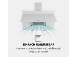 Klarstein Dunstabzugshauben-Filter|Herde<Mirage 90 Dunstabzugshaube 550 m³/h Touch-Panel Ambient EEC A++