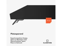 Outlet Klarstein Purista Force Dunstabzugshaube Kompakt 384,8 m³/h EEK C Doppelmotortechnologie