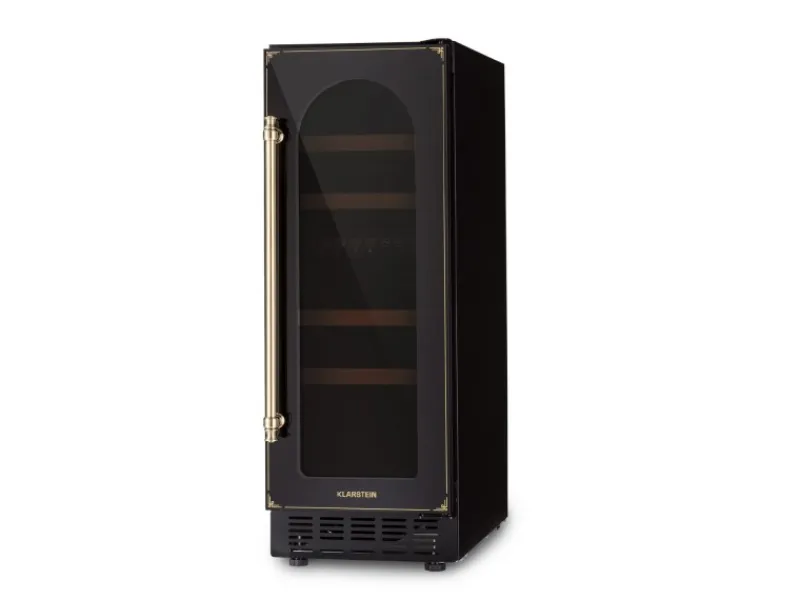Klarstein Vinovilla Victoria 17 Duo Weinkühlschrank 2 Kühlzonen Touch 17 Flaschen 4 Regale< Kühlschränke