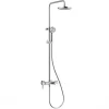 Kludi Einhebelmischer<Einhebelmischer Dual Shower System mit Wanneneinlauf LOGO in Chrom