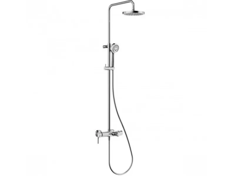 Kludi Einhebelmischer<Einhebelmischer Dual Shower System mit Wanneneinlauf LOGO in Chrom