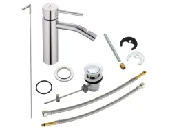 Sale Kronenbach Bidet-Einhebelmischer Lima 2.0 mit Ablaufgarnitur in Chrom