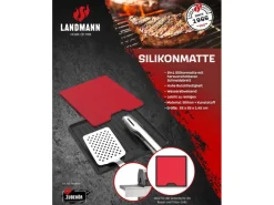 Landmann Silikonmatte mit Schneidbrett 25 cm< Schneidebretter