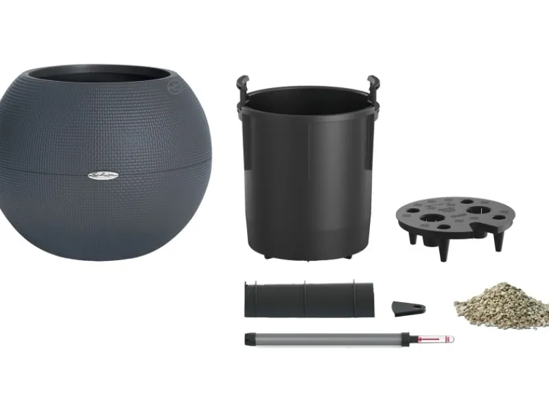 Lechuza Töpfe<® Übertopf Puro Ø 50 cm integriertes Erdbewässerungssystem