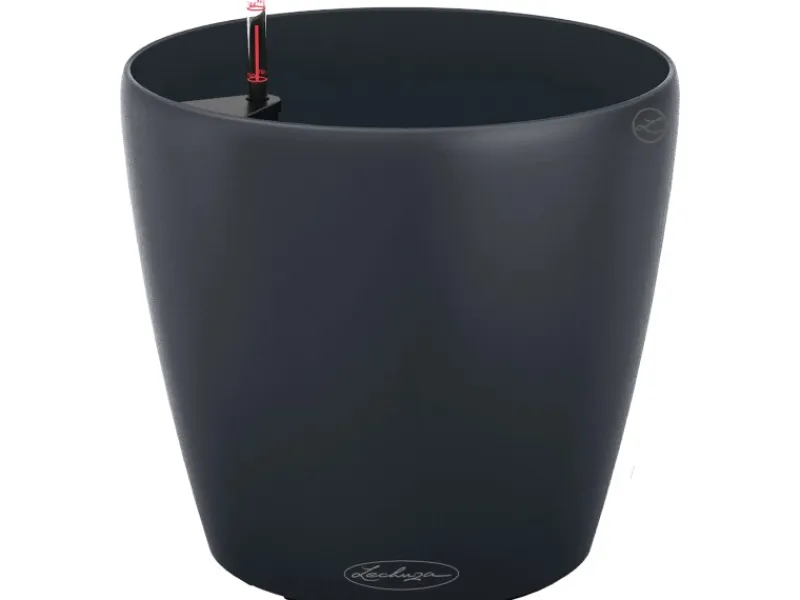 Best Lechuza ® Pflanzgefäß Classico Color Ø 59 cm x 56 cm Schiefer Grau