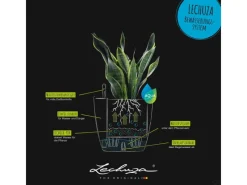Best Lechuza ® Pflanzgefäß Classico Color Ø 59 cm x 56 cm Schiefer Grau