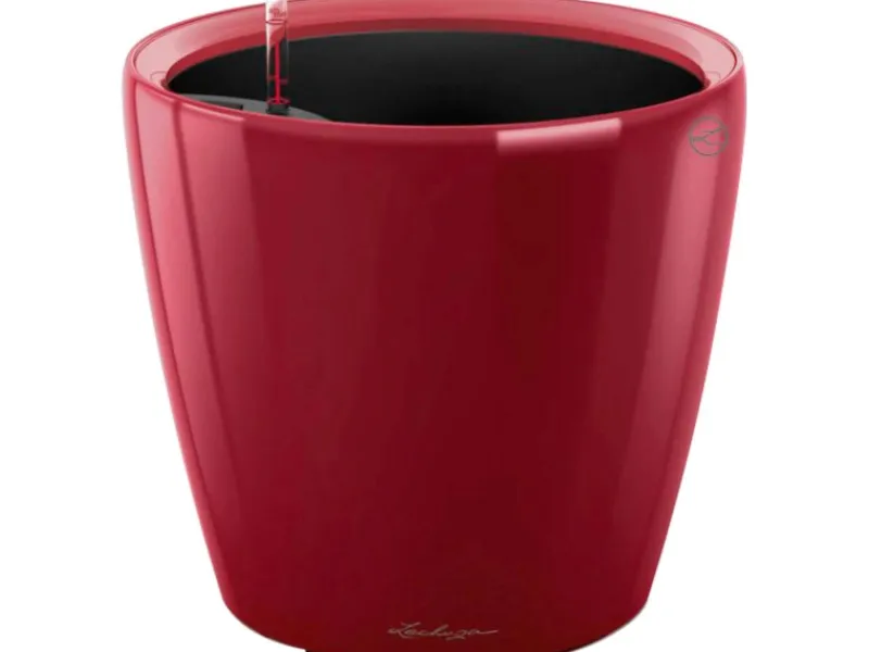 Discount Lechuza ® Pflanzgefäß Classico Premium LS Ø 22 cm x 21 cm Scarlet hochglanz Rot