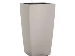 Lechuza Töpfe<® Pflanzgefäß Cubico Color 30 cm x 30 cm x 56 cm Sand