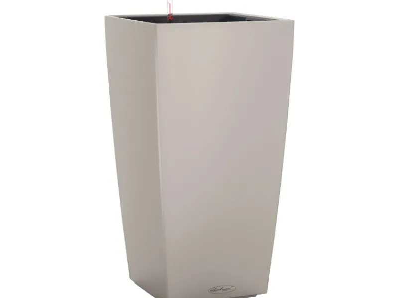 Lechuza Töpfe<® Pflanzgefäß Cubico Color 30 cm x 30 cm x 56 cm Sand