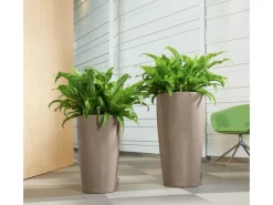 Lechuza ® Pflanzgefäß Rondo Premium Ø 40 cm x 75 cm hochglanz< Töpfe