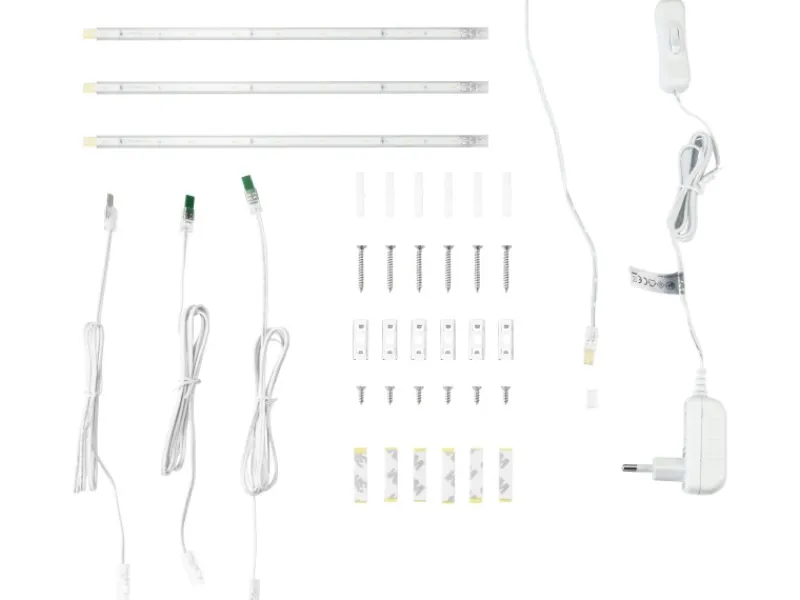 LED-Lichtleiste 3er-Set Weiß EEK: F< Küchenschränke