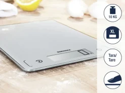 Discount Leifheit Küchenwaage Page Comfort 300 Slim 17 cm x 22 cm x 1 cm Grau