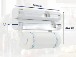Hot Leifheit Wandrollenhalter Rolly Mobil Folienschneider Schneidabroller