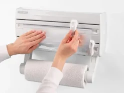 Leifheit Küchenhelfer<Wandrollenhalter Parat F2 Folienschneider Schneidabroller