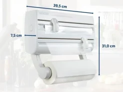 Leifheit Küchenhelfer<Wandrollenhalter Parat F2 Folienschneider Schneidabroller